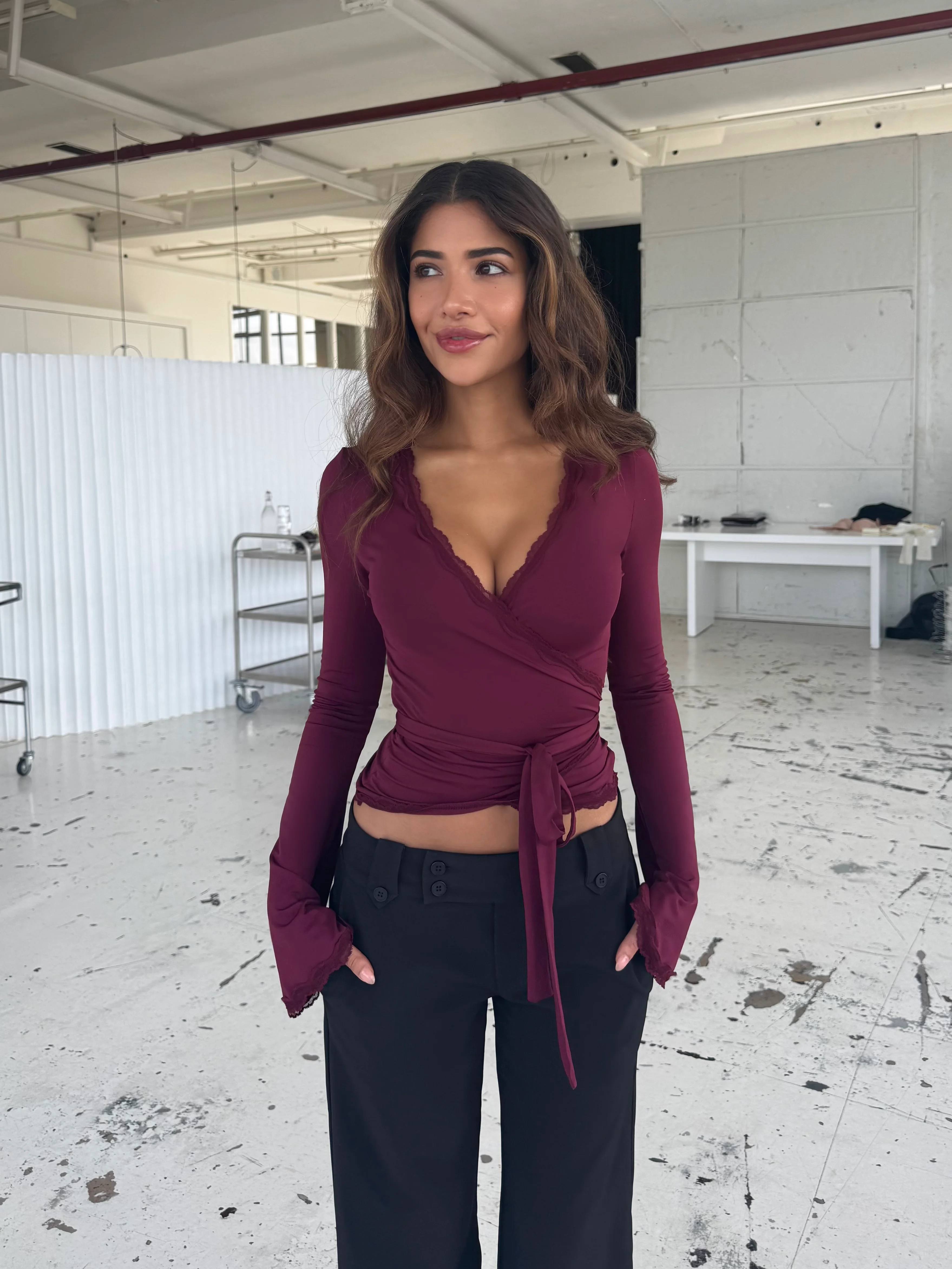 Ballerina Basic Top - Bordeaux