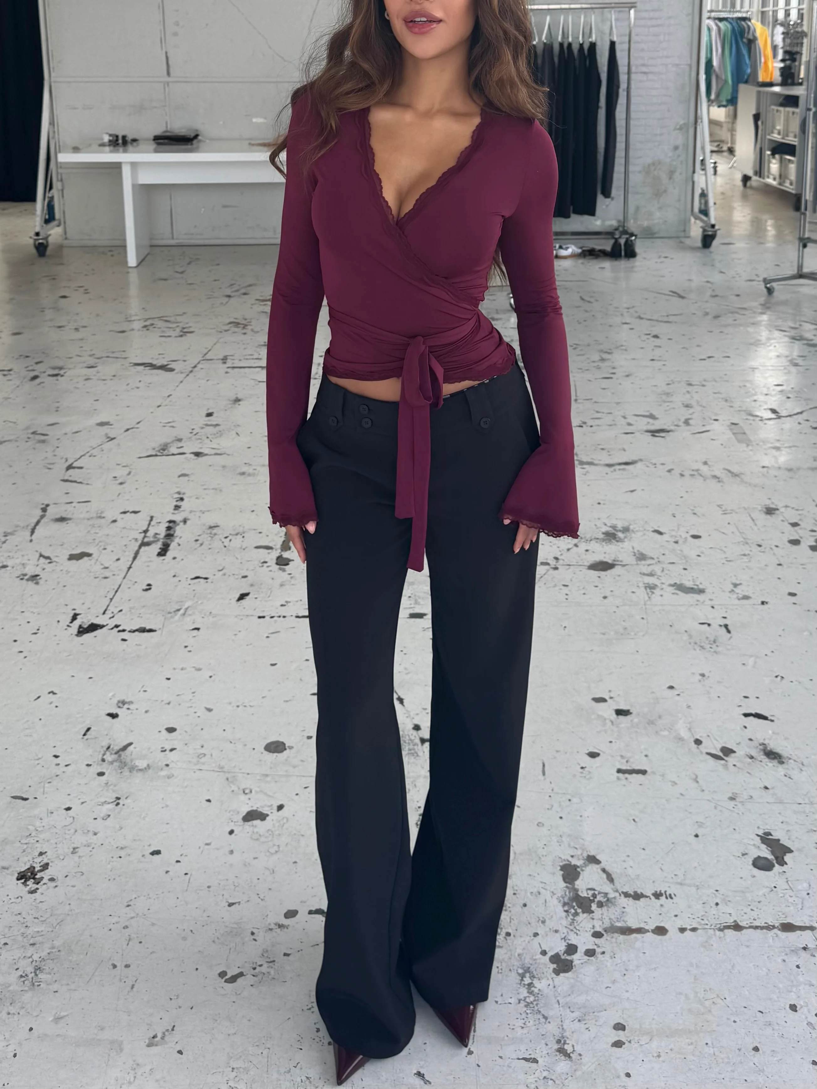 Ballerina Basic Top - Bordeaux - Image 5