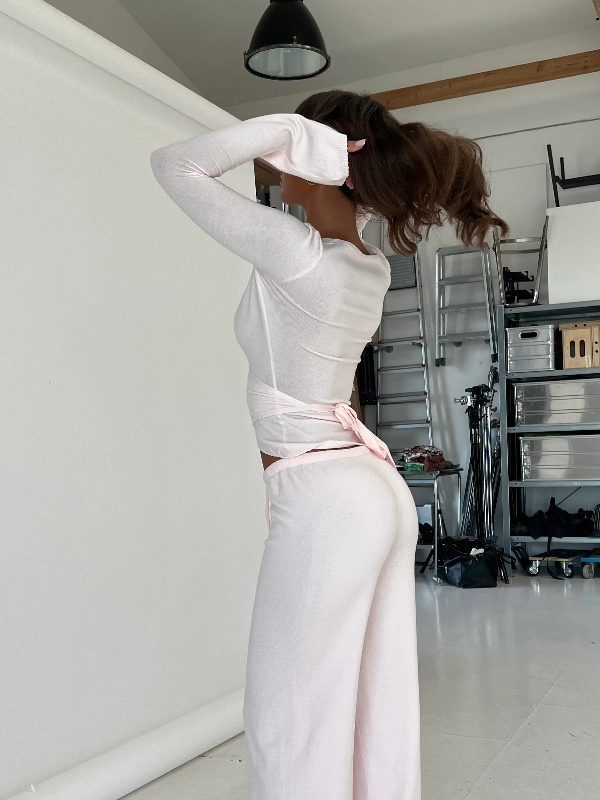 Ballerina knit top - Pink - Image 5