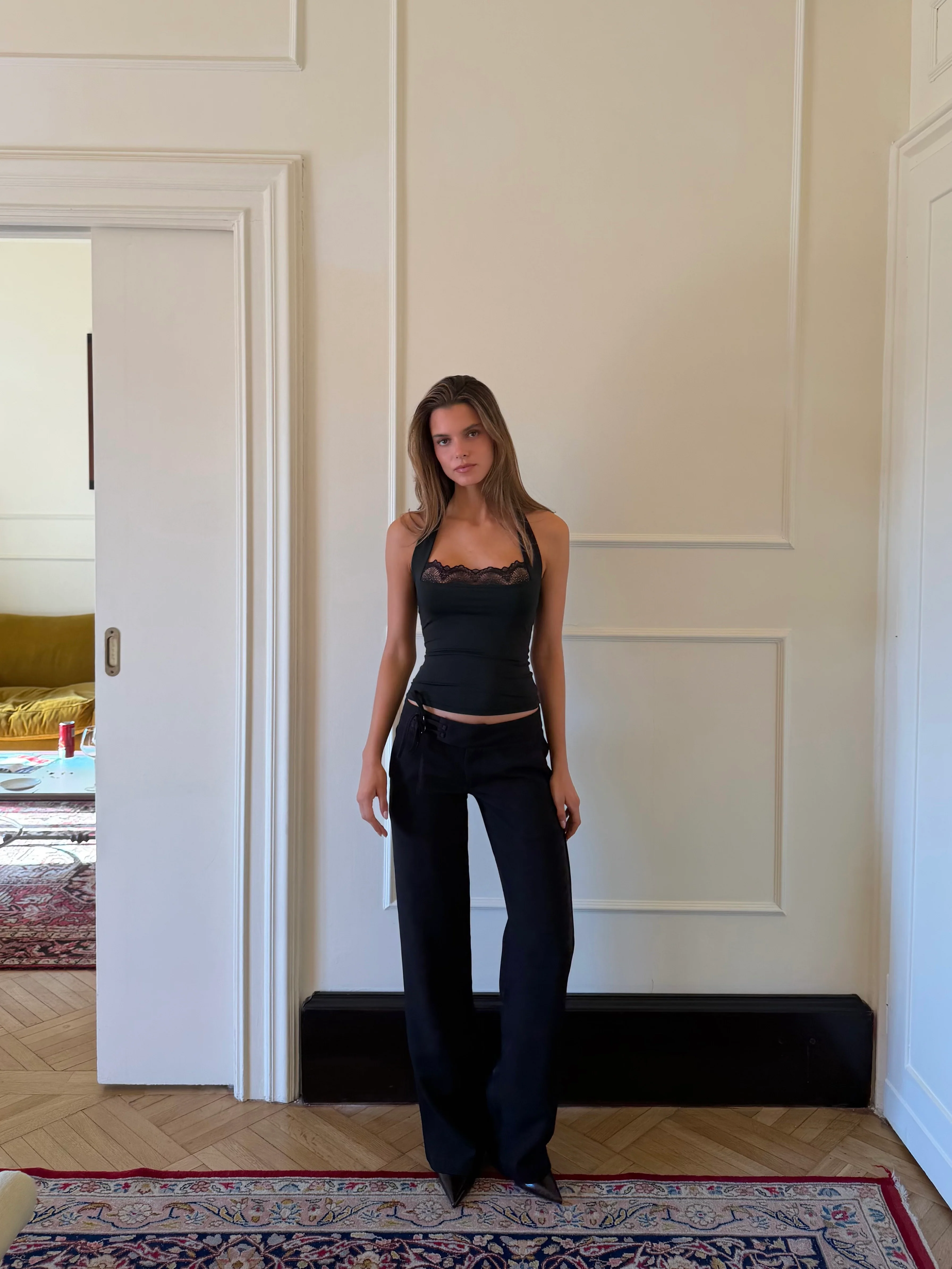 Elia Lace Top - Schwarz  - Image 3