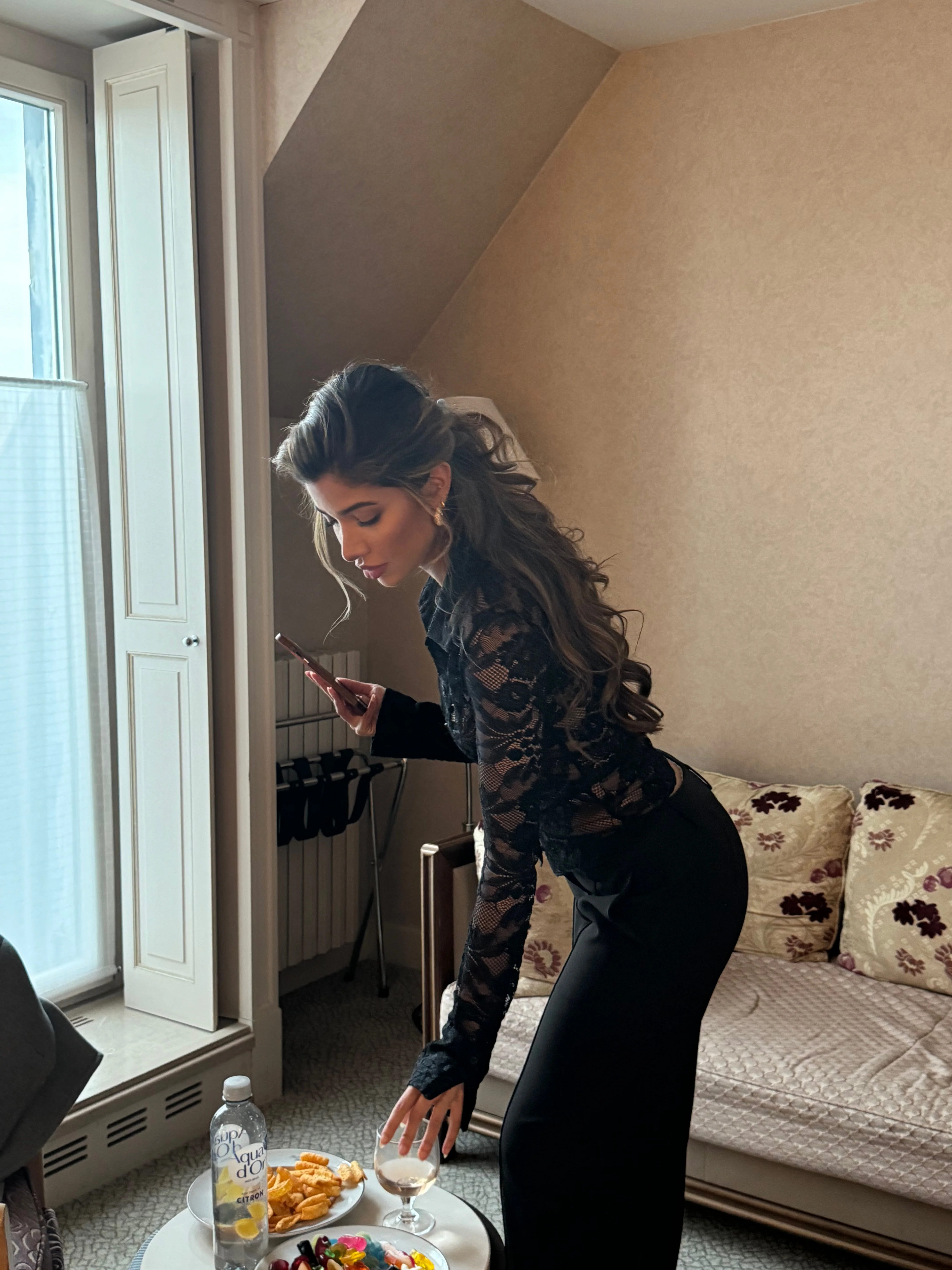 Grace Lace Top - Schwarz - Image 2