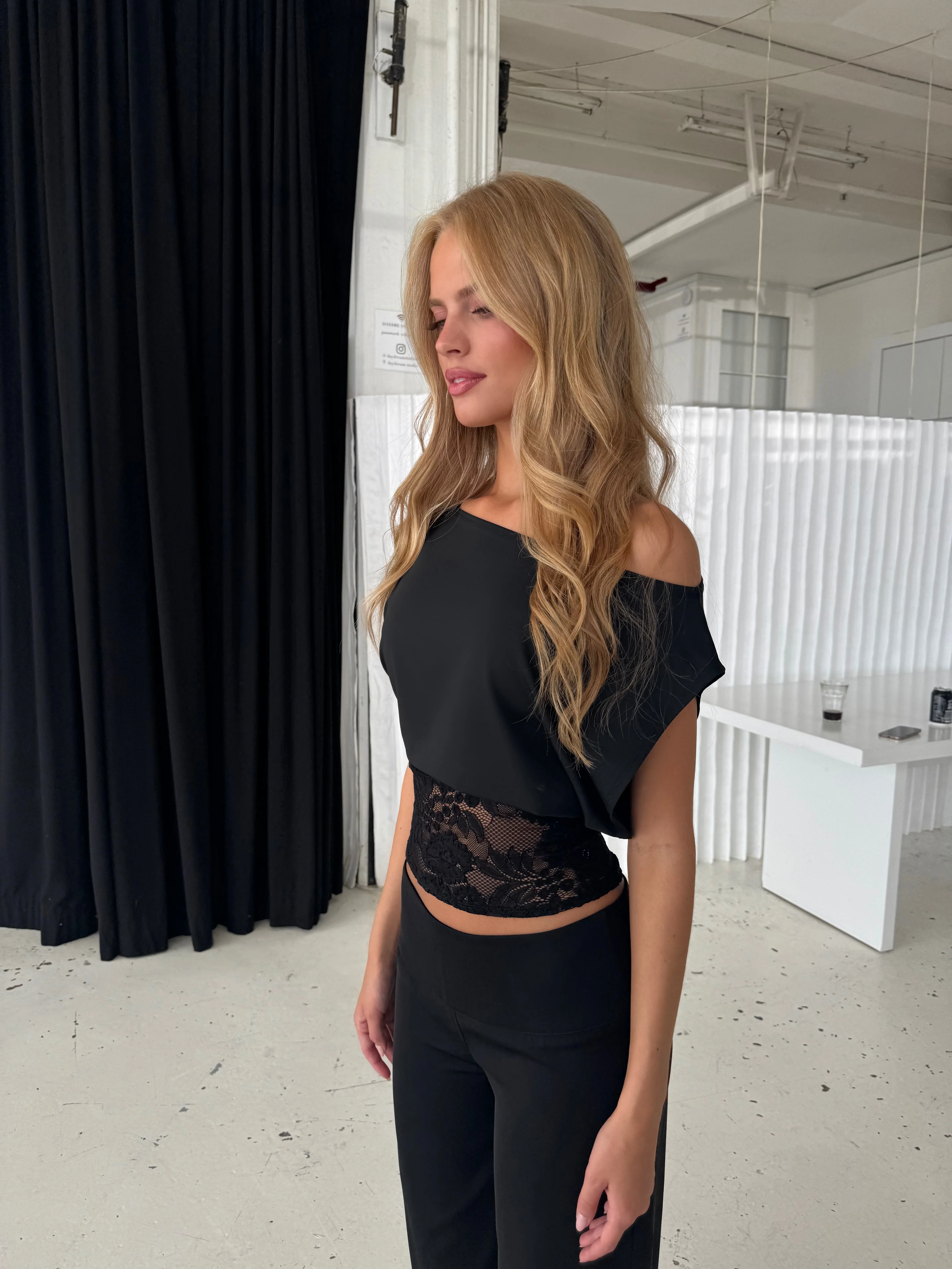 Hera basic lace top - schwarz - Image 3