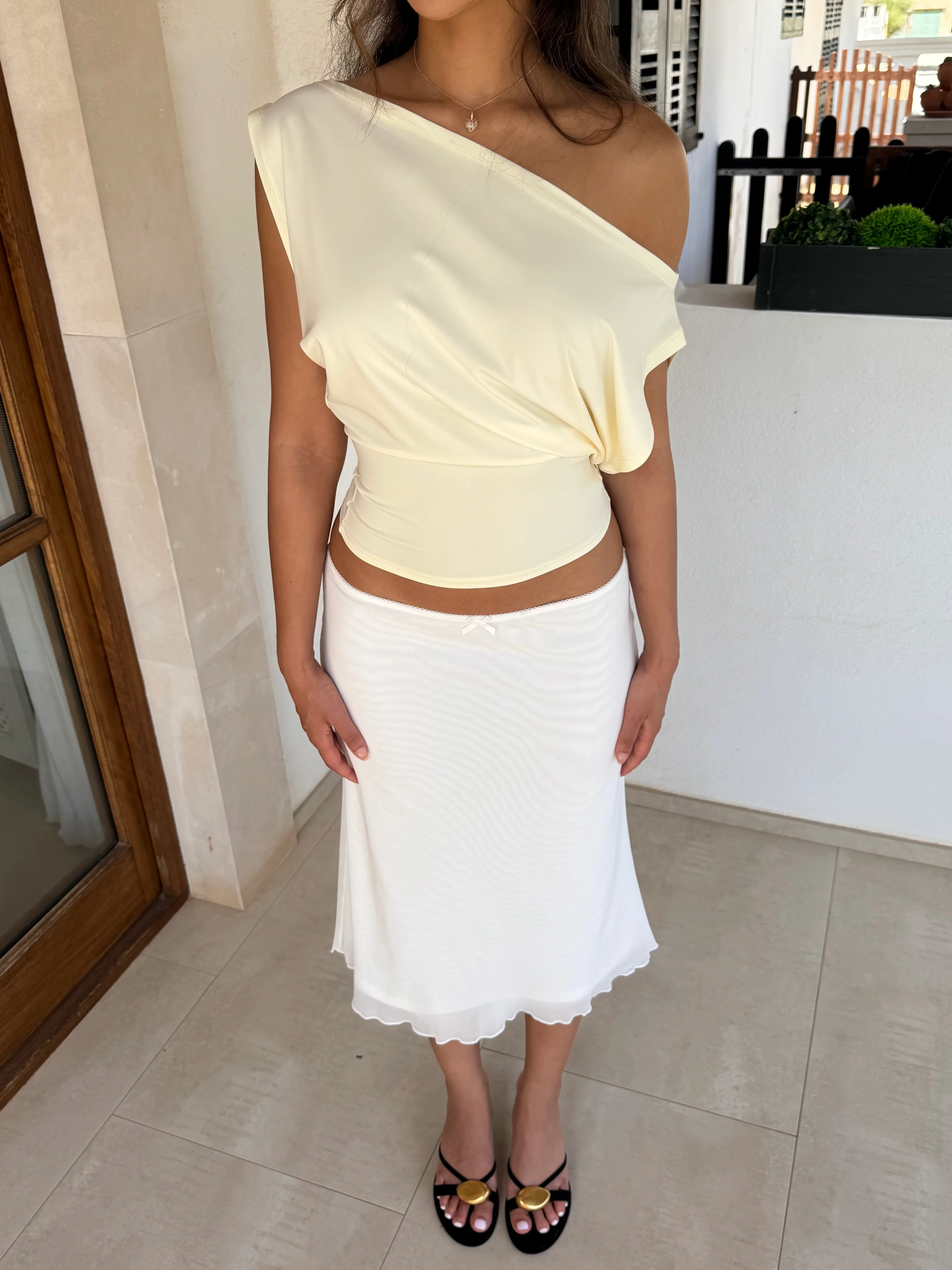 Hera Basic Top - Hellgelb - Image 8
