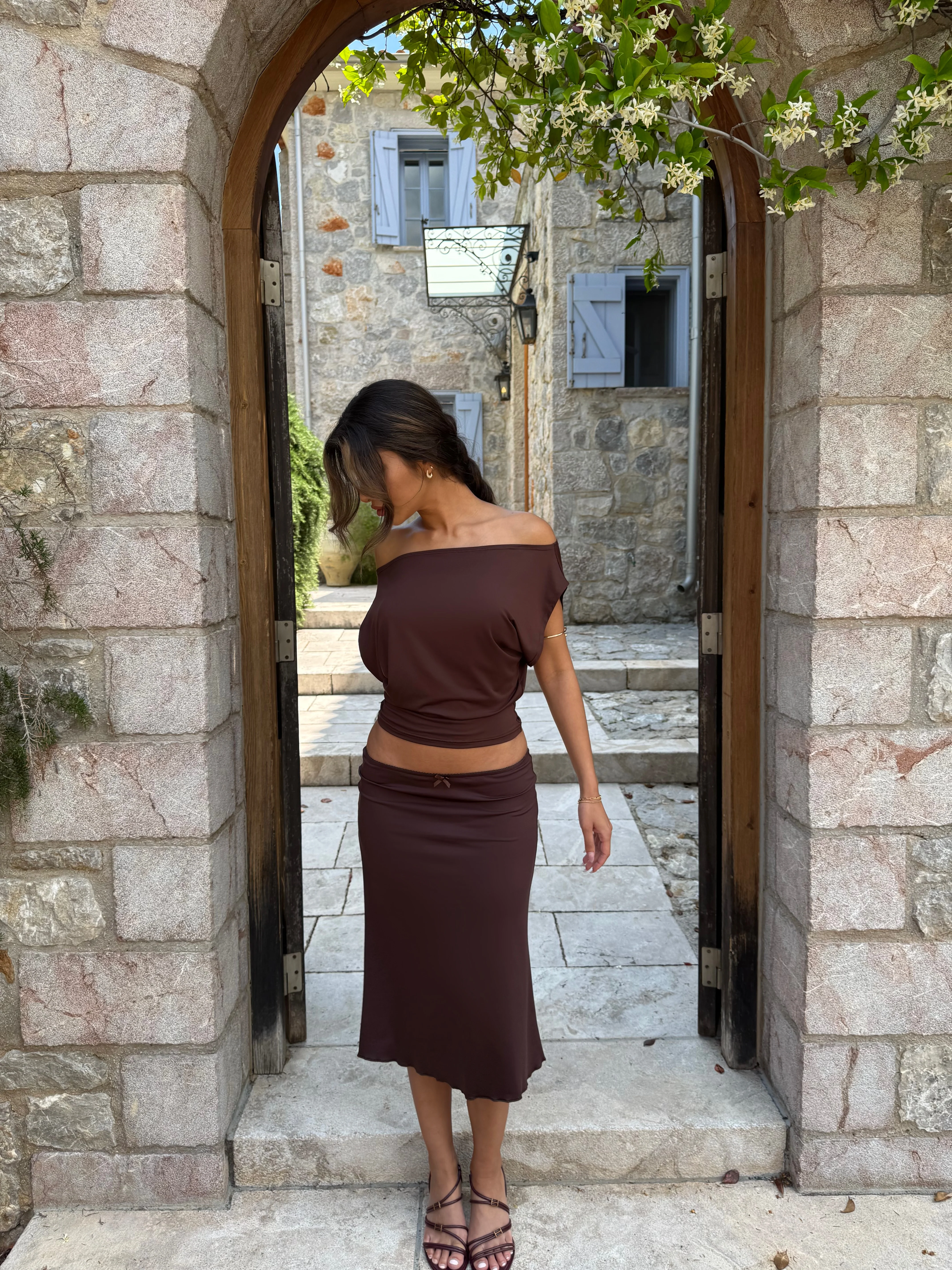 Hera Basic Top - Dunkelbraun - Image 5