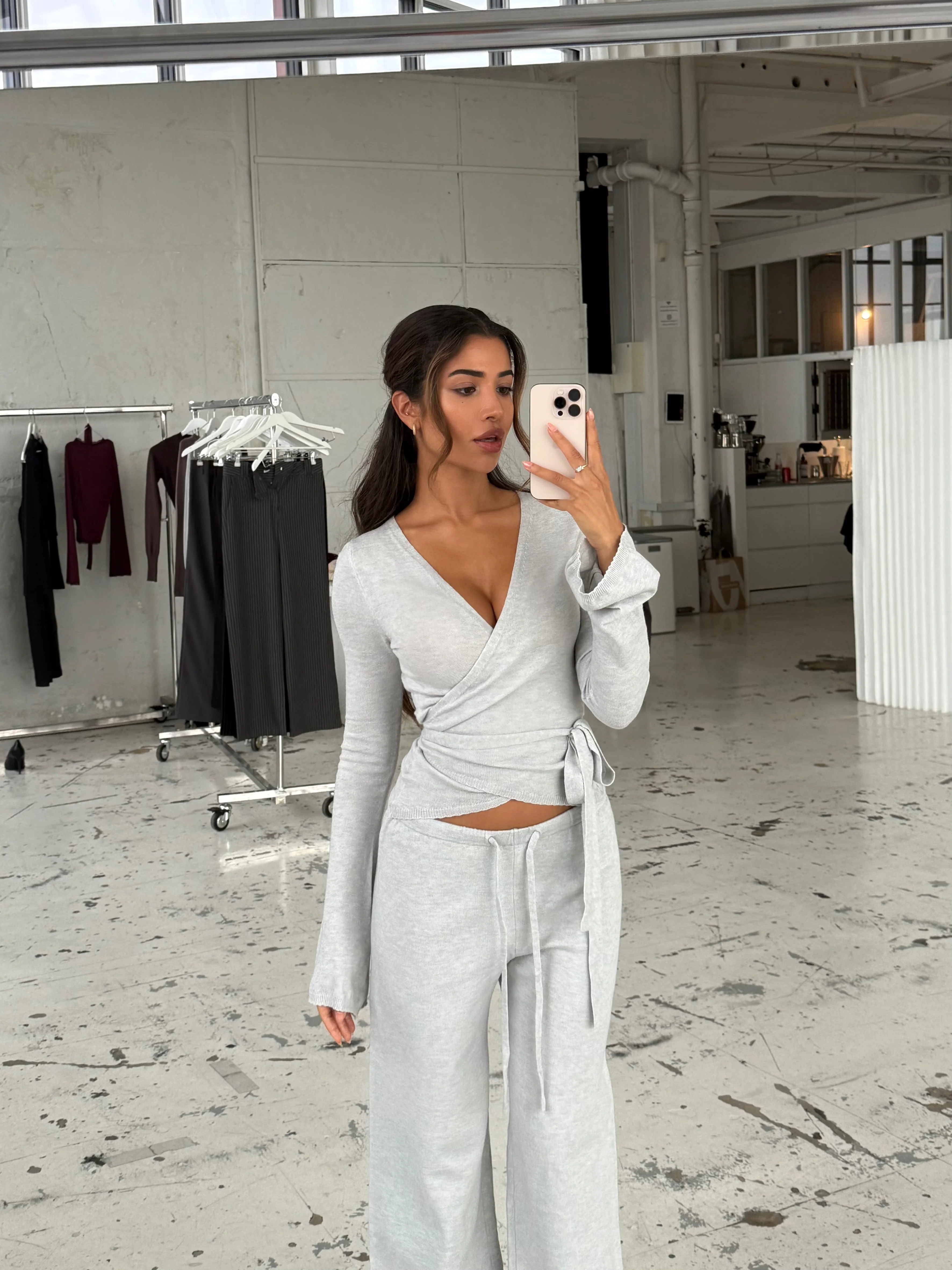Ballerina knit top - hellgrau - Image 3