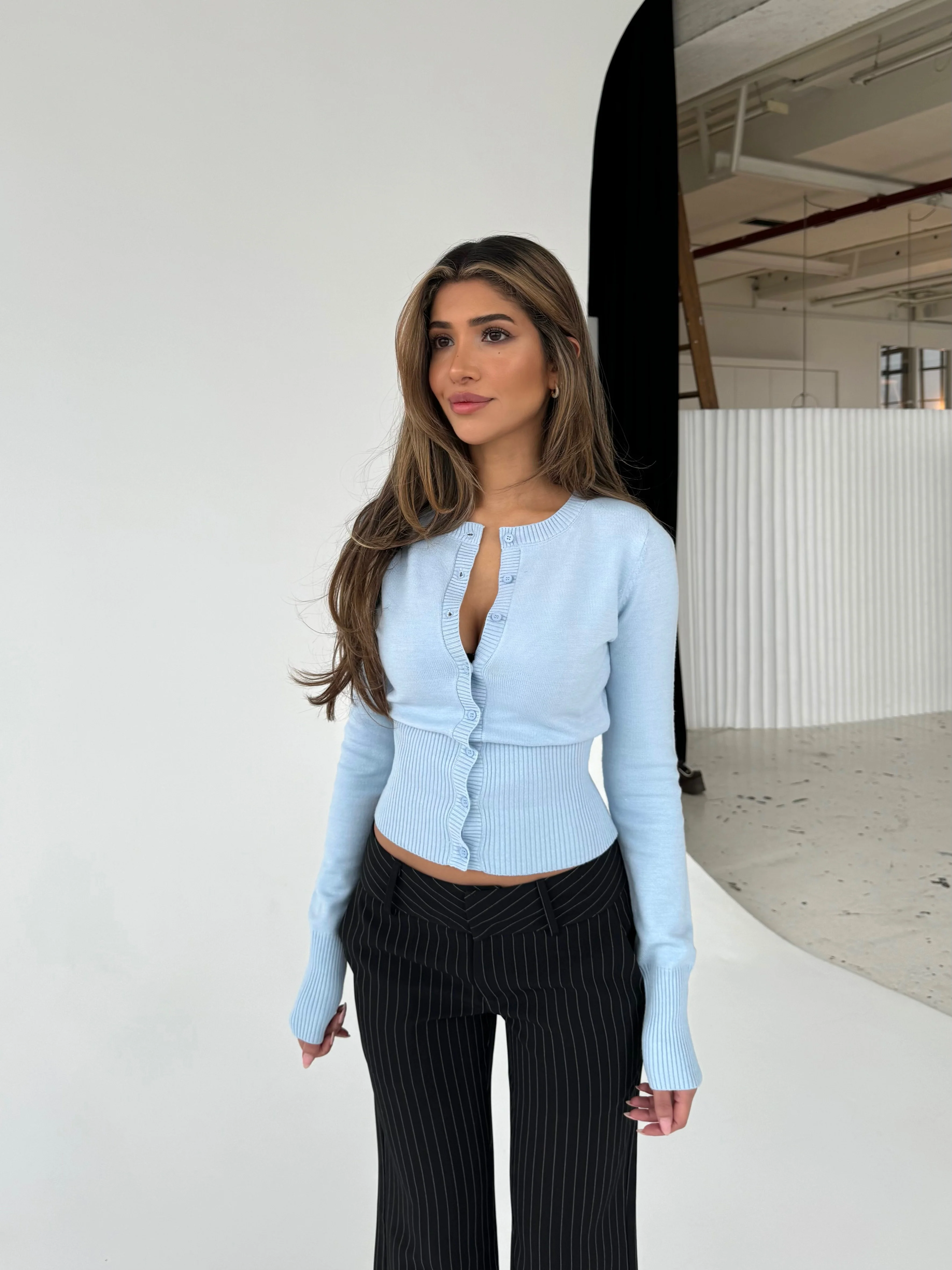 Knit Cardigan - hellblau - Image 5