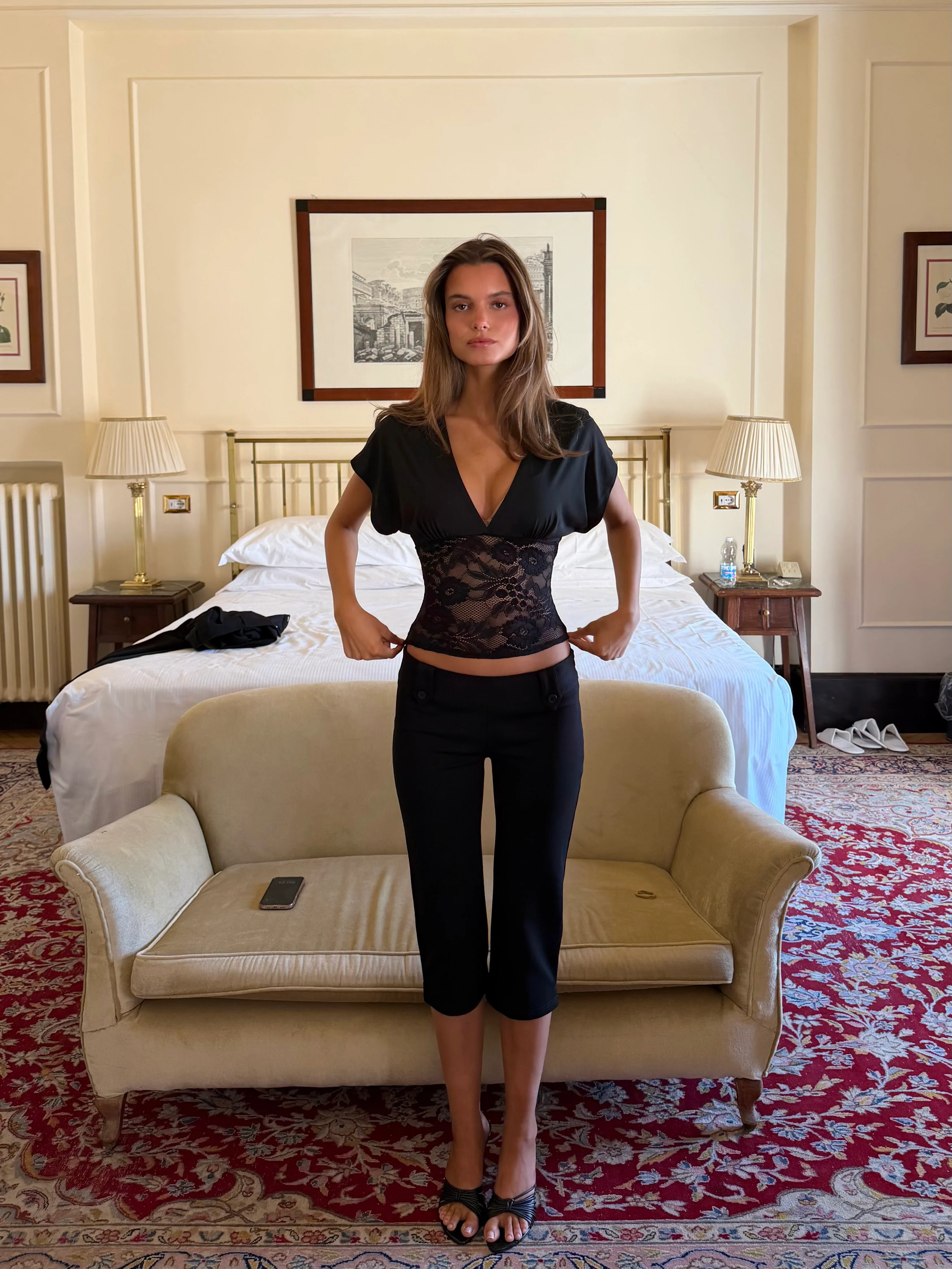 Lera Lace Top - Schwarz - Image 4