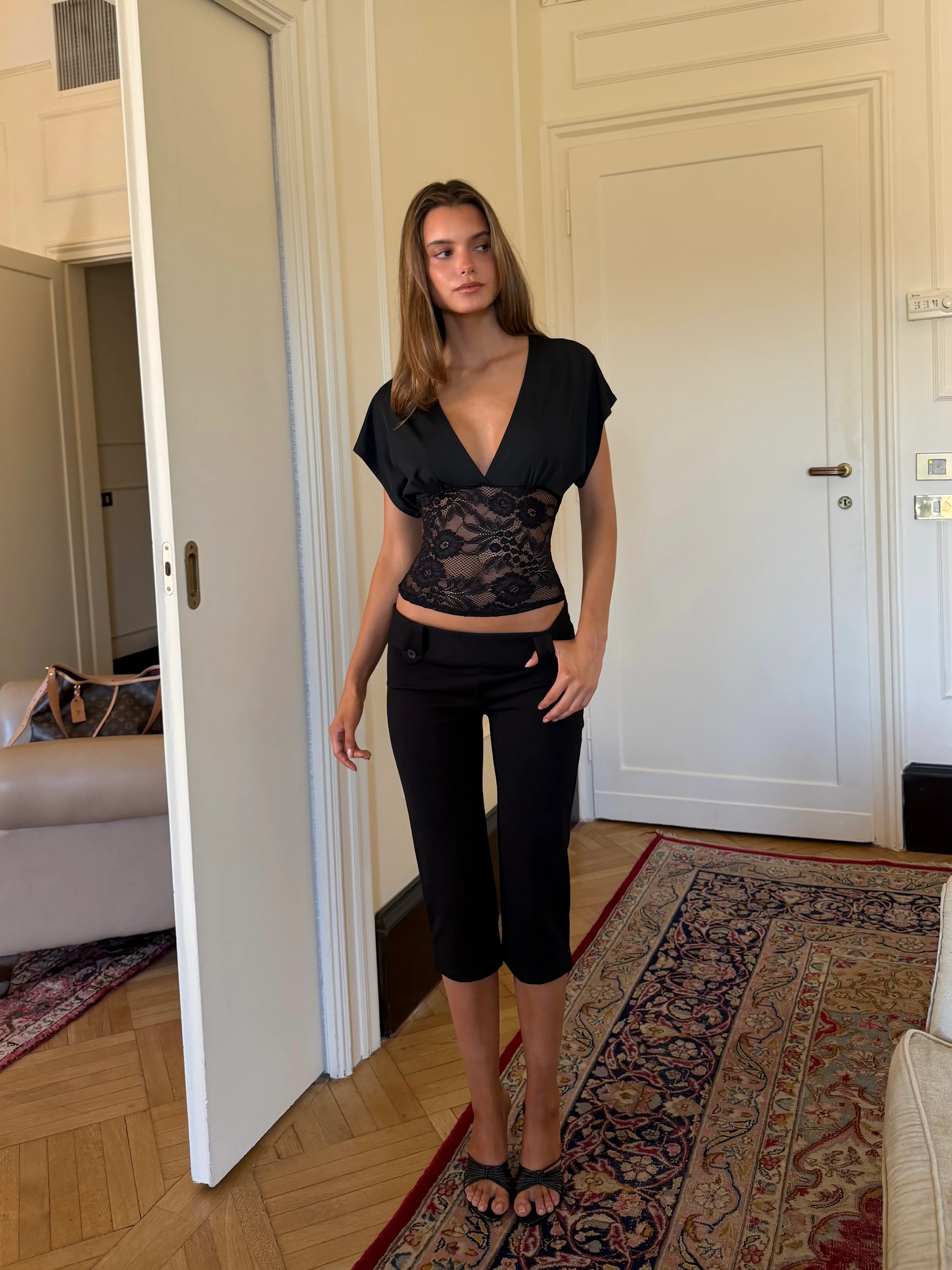 Lera Lace Top - Schwarz - Image 6