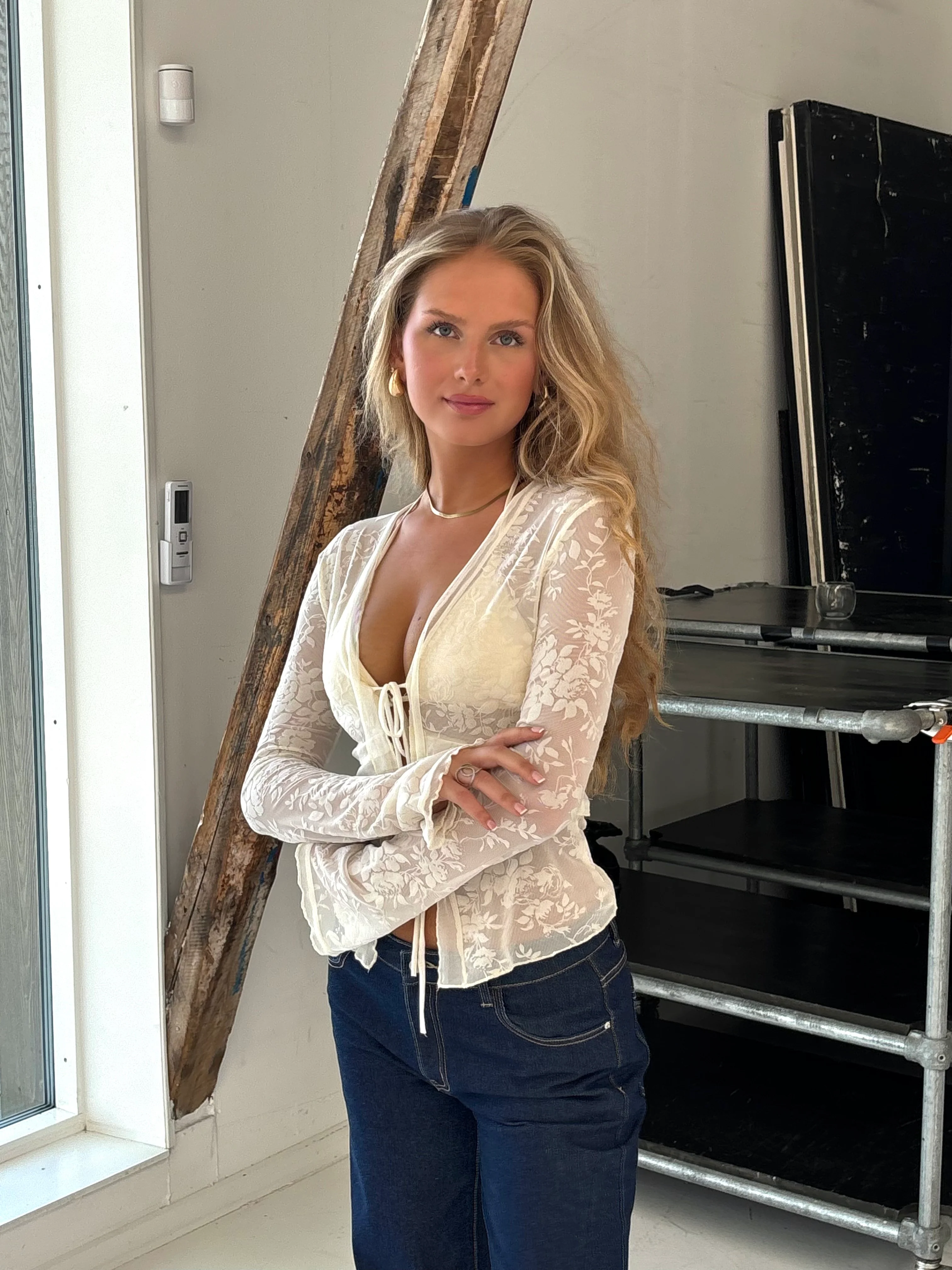 Lola Rose Top - Creme