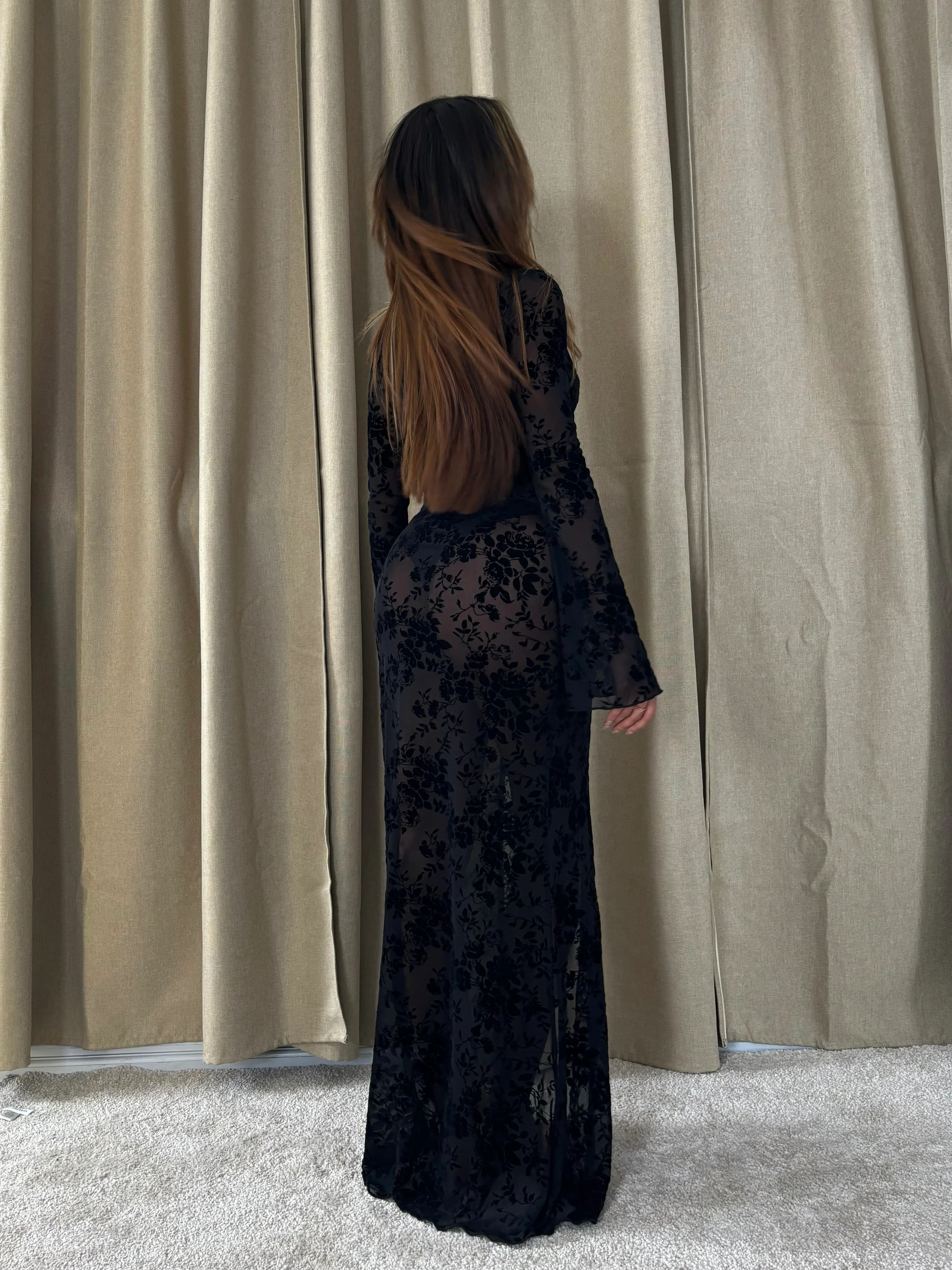 Pretty black rose kleid - schwarz - Image 2