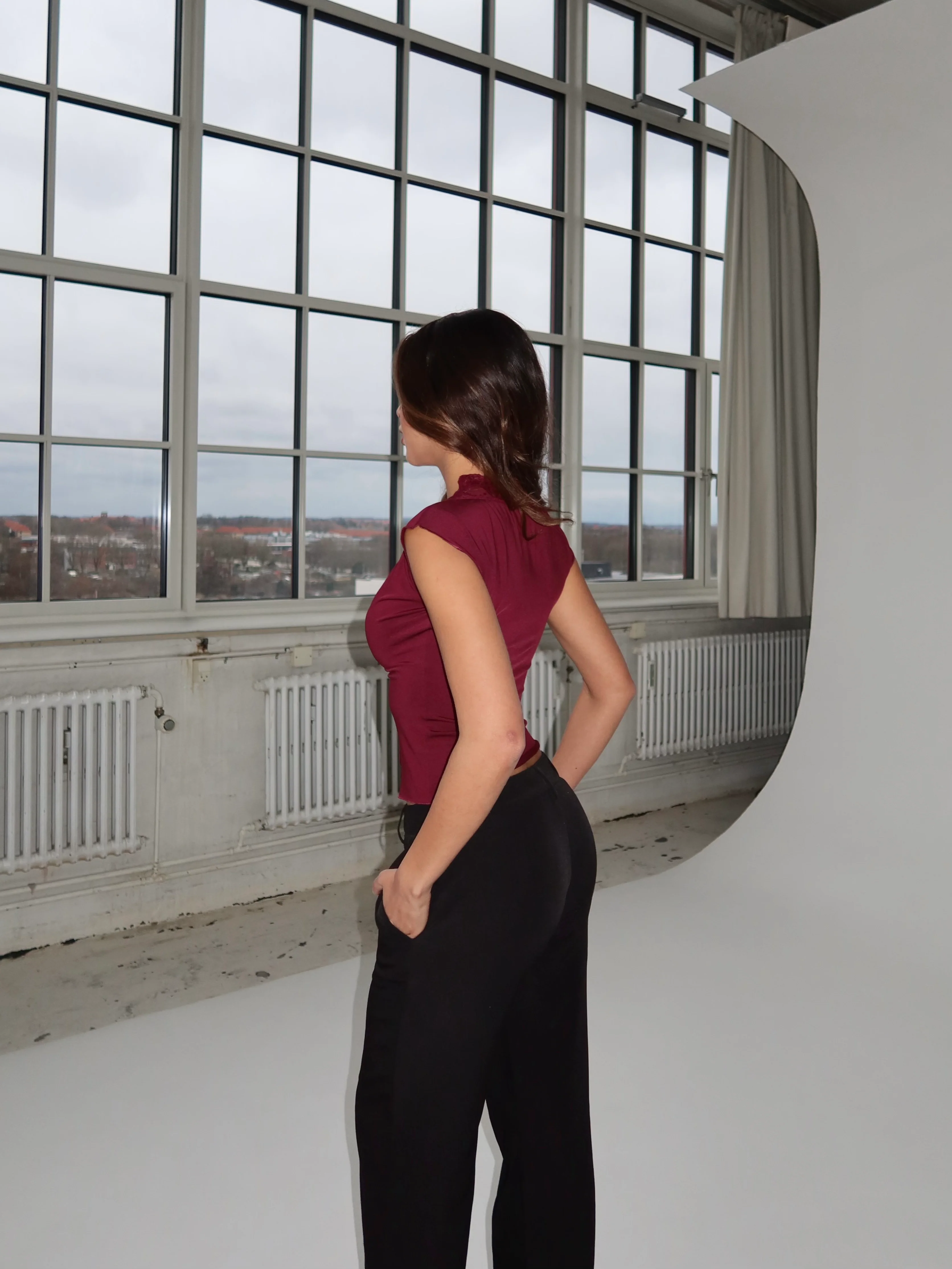 Pretty Luna Basic Top - Schwarz - Image 2
